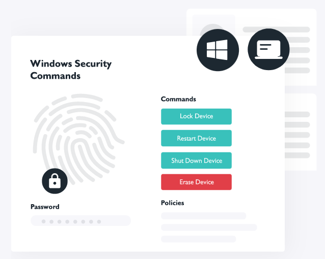 Windows security commands