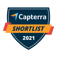 Capterra Shortlist 2021 award