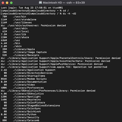 screenshot of mac code