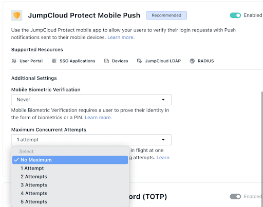 JC Protect Mobile Push screenshot