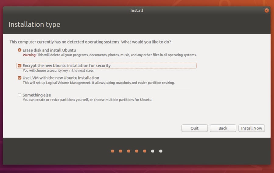 Installer UI for Ubuntu 16.04, 18.04 LTS