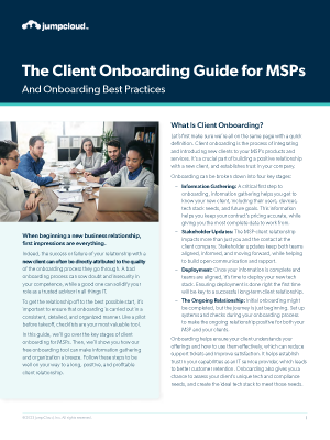 The Client Onboarding Guide for MSPs