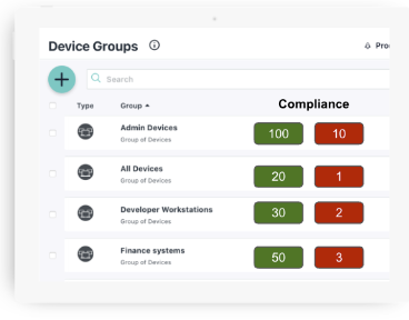 device groups screenshot