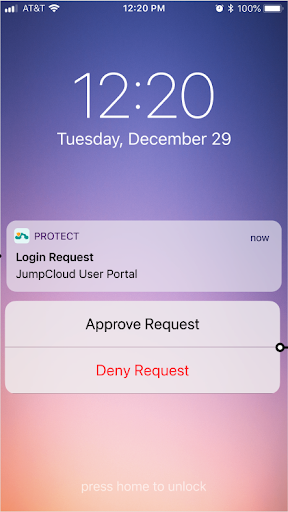 JumpCloud Protect phone screenshot