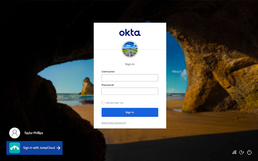 Okta login