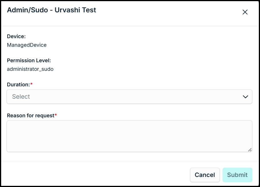 The image displays the device admin request modal.