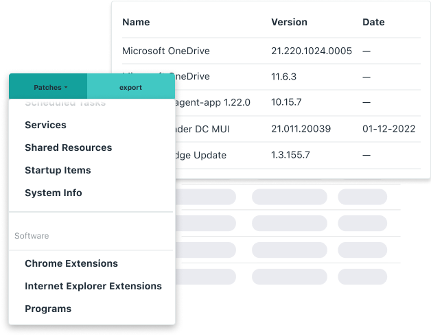 Gestion des correctifs Version Visibilité