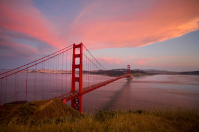 Golden Gate Bridge, San Fransisco, California.