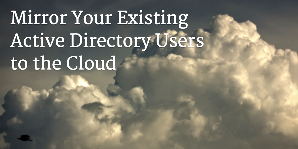 mirror AD to the Cloud