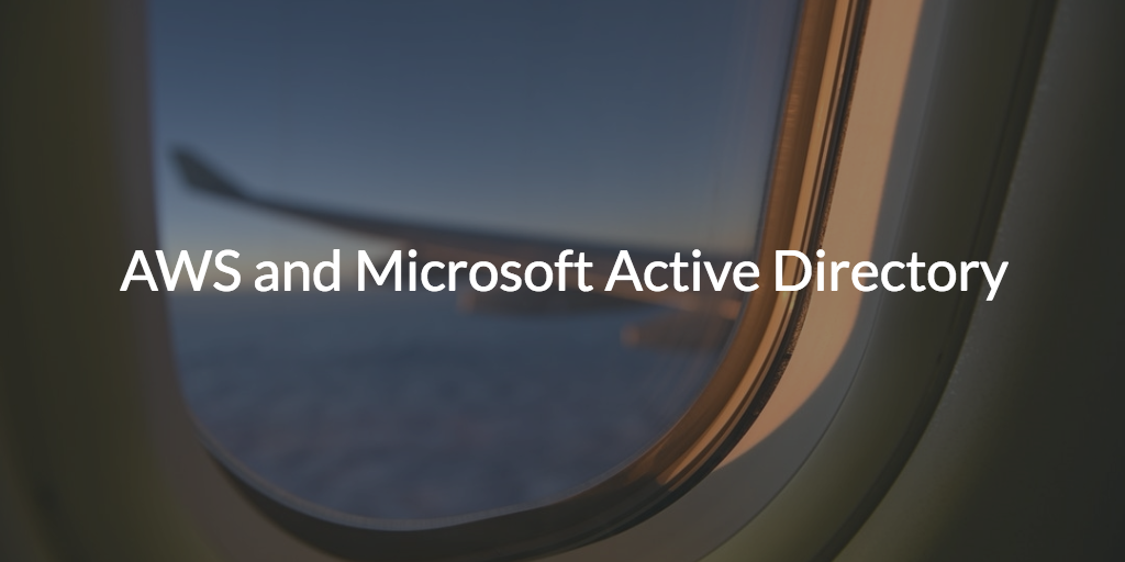 amazon web services aws and active directory ad