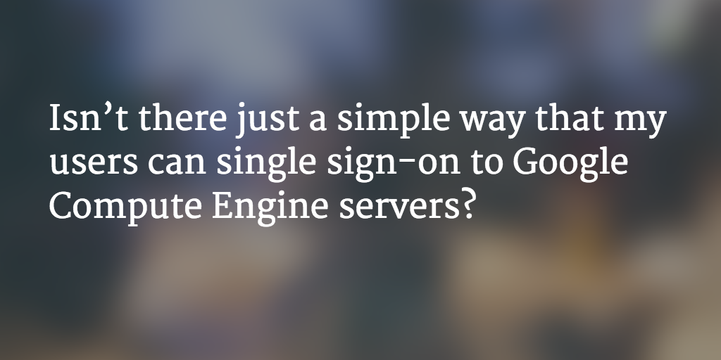 Google Compute Engine Access