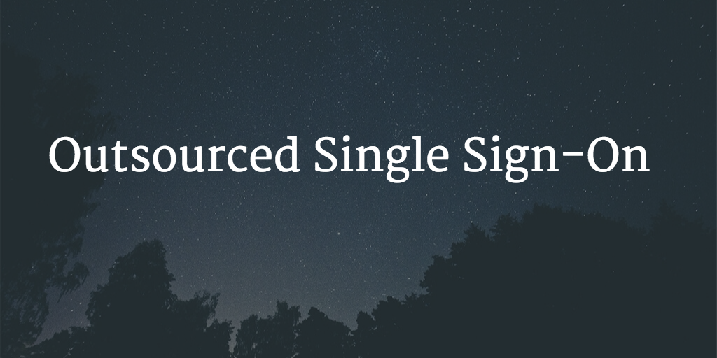 outsourced SSO