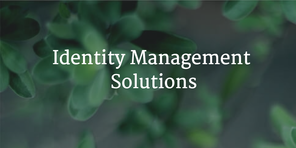 identity management solutions