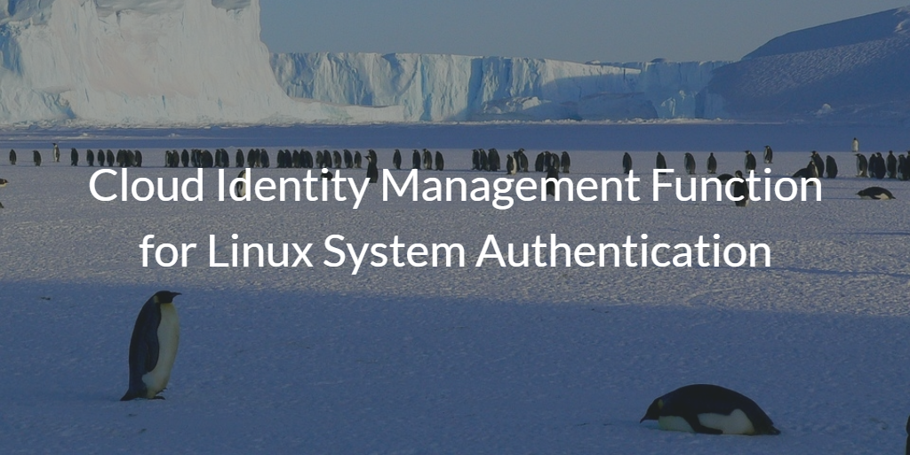 Linux System Authentication Cloud IAM