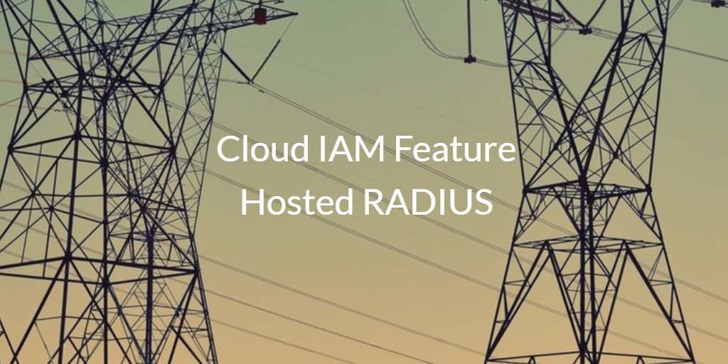 Cloud IAM Feature Hosted RADIUS