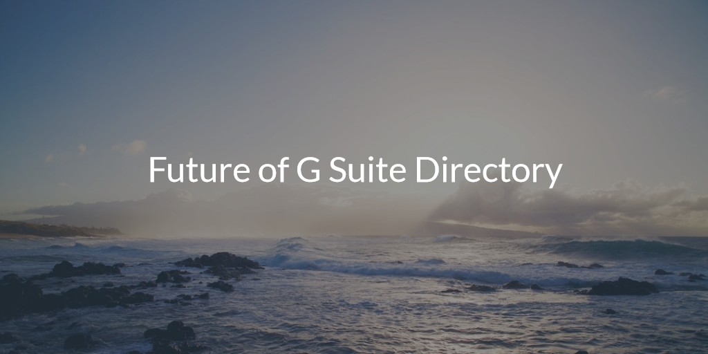 G Suite Directory