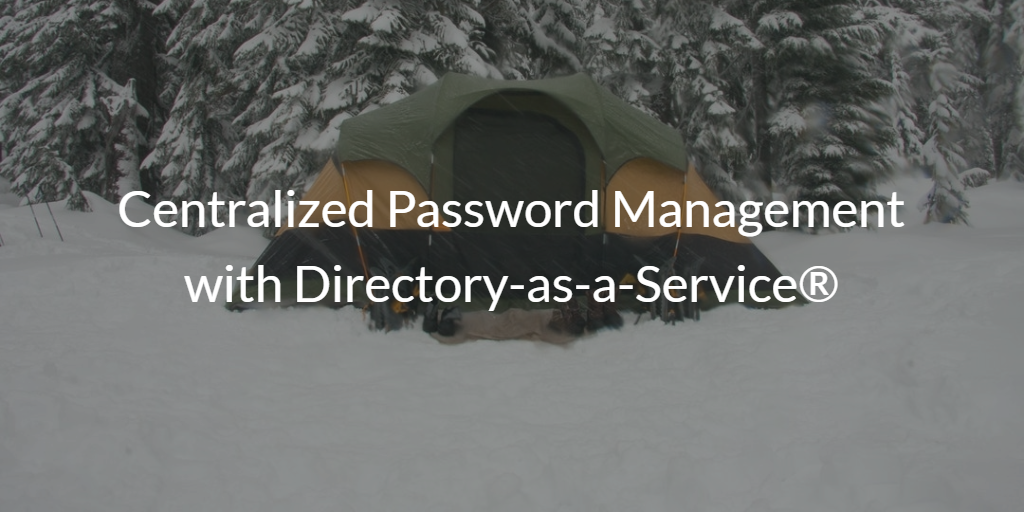 Centralized Password Management