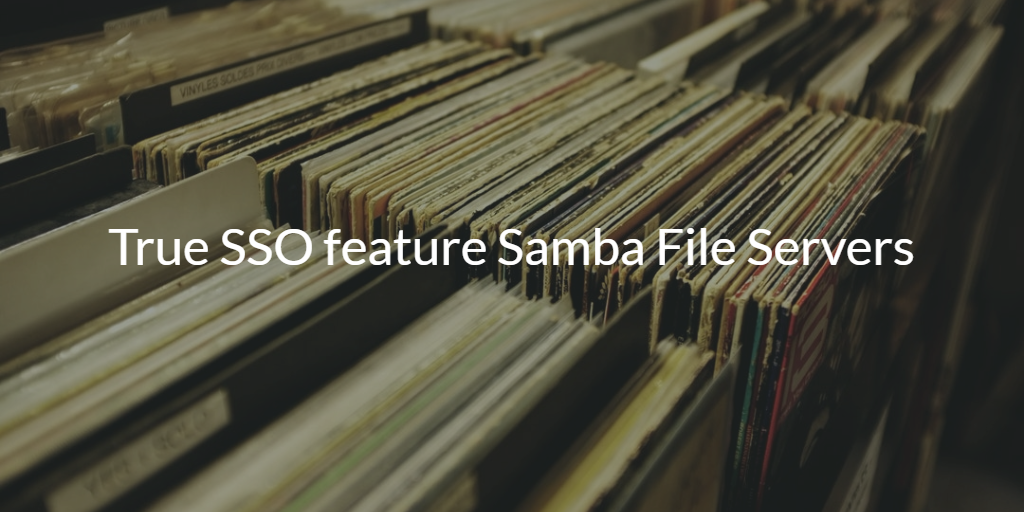 True SSO feature Samba File Servers