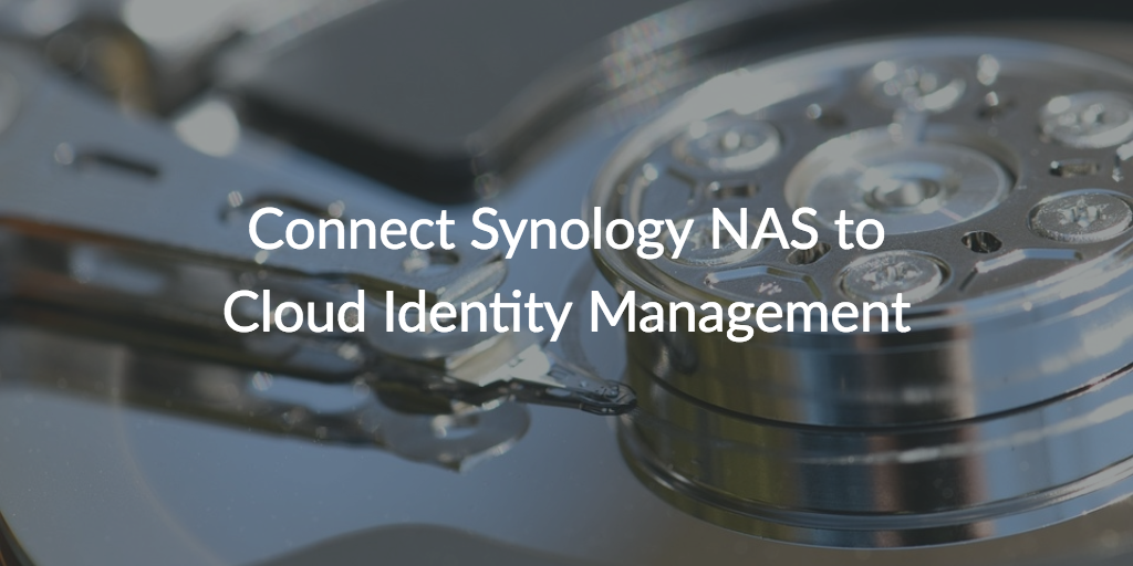 synology NAS cloud identity management
