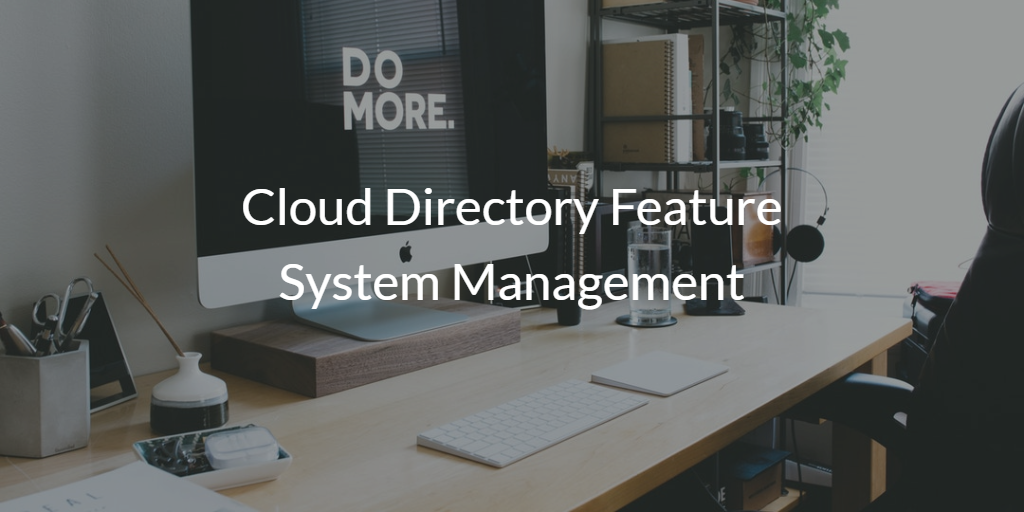 cloud directory feature system management
