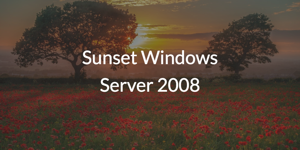 Sunset Windows Server 2008
