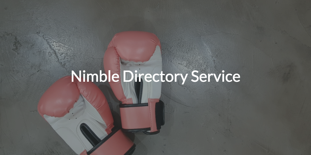What is a nimble directory service?