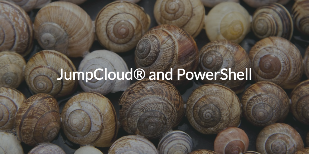 PowerShell JumpCloud (picture of shells)