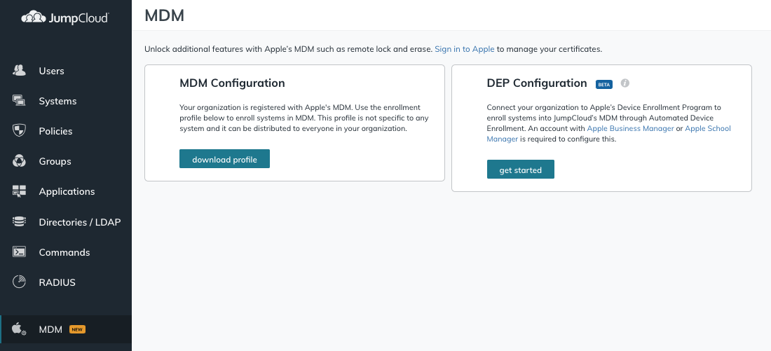 JumpCloud Extends Cloud Directory with Apple MDM Support - JumpCloud