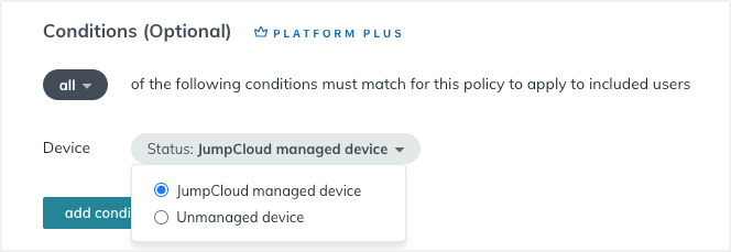 conditional access from jumpcloud