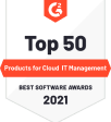 g2 badge top 50 products for cloud it management