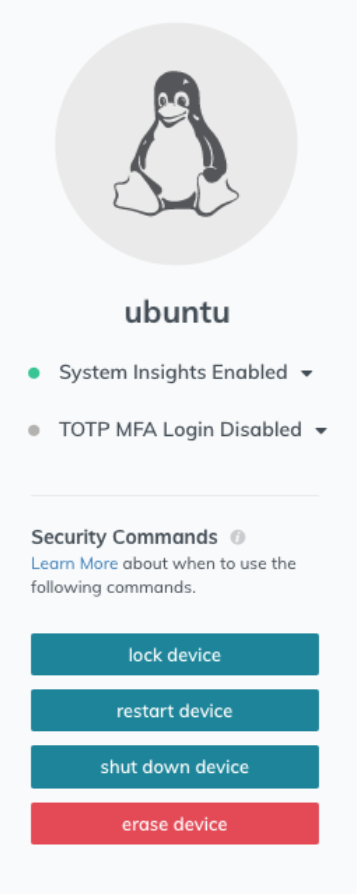 screenshot of ubuntu mfa