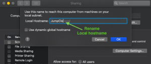 How to Rename Computer Name, Hostname & Local Hostname on macOS