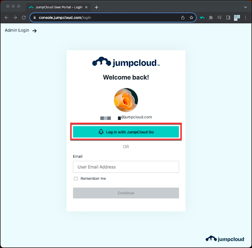 JumpCloud user accounts