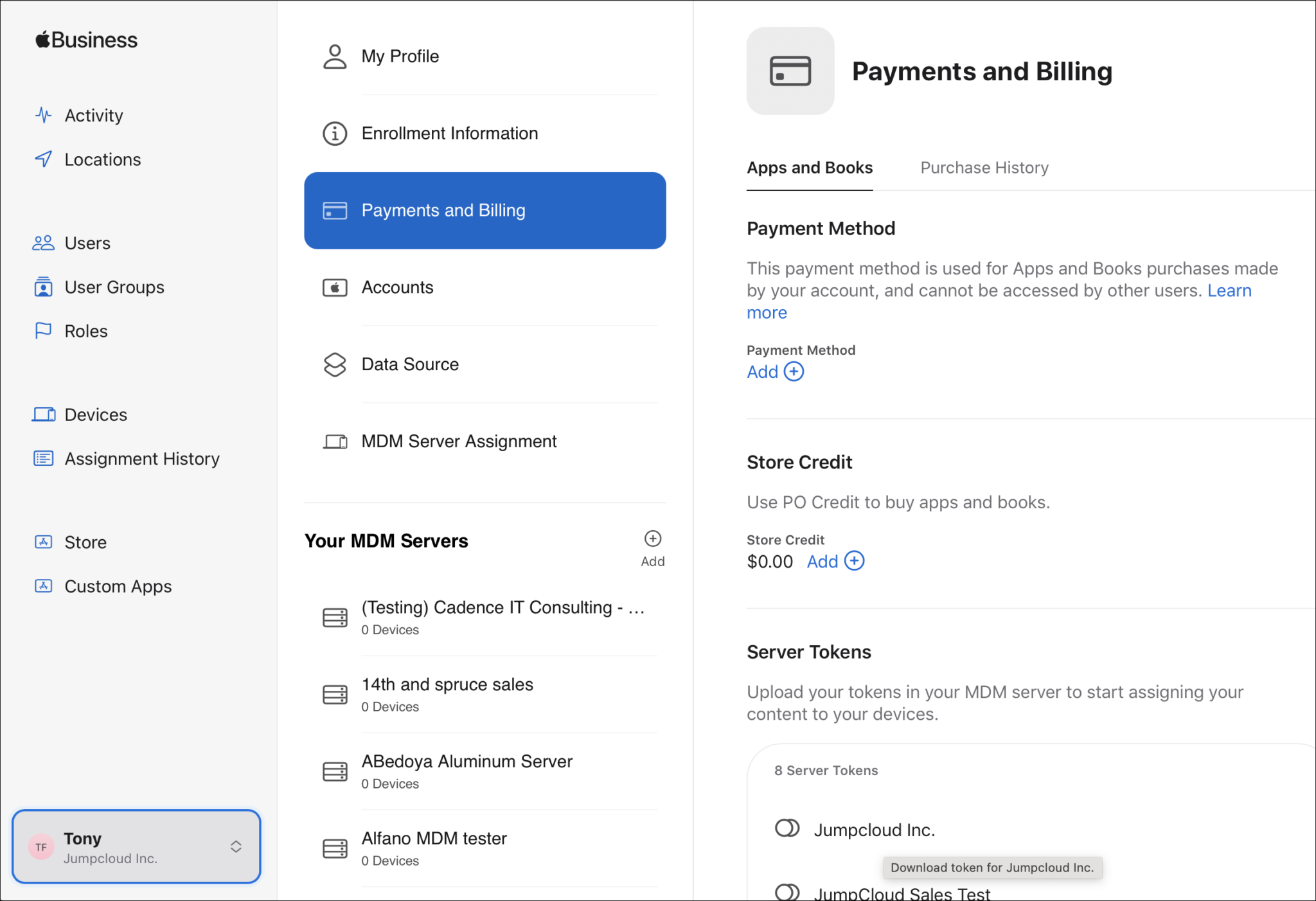 Manage Software with Apple's VPP - JumpCloud