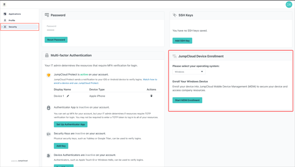 Get Started: Windows MDM - JumpCloud