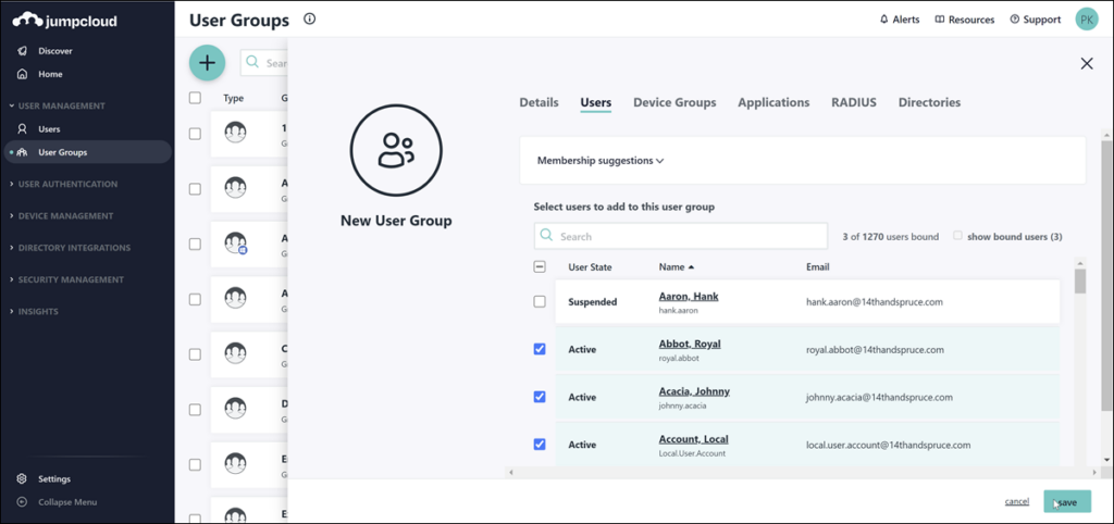 Get Started: User Groups - JumpCloud