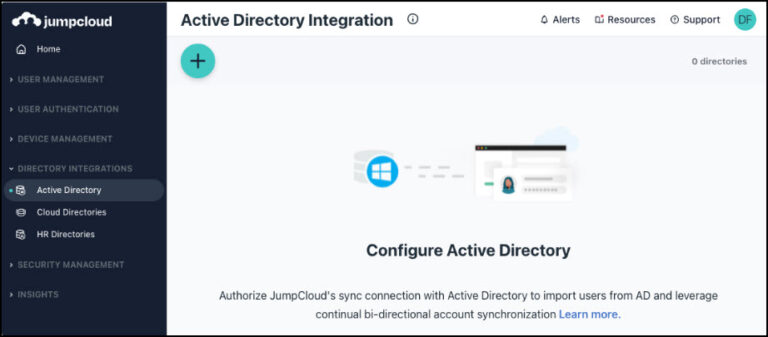 Configure the Active Directory Integration - JumpCloud