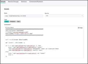 Install The SentinelOne Agent - JumpCloud