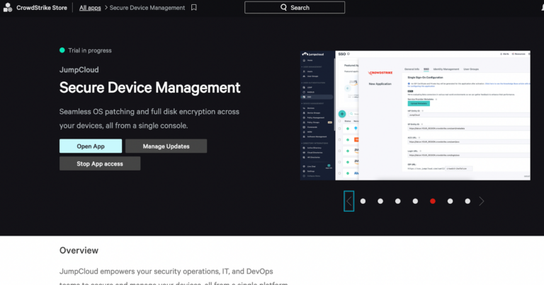 JumpCloud Trial from the CrowdStrike Store - JumpCloud