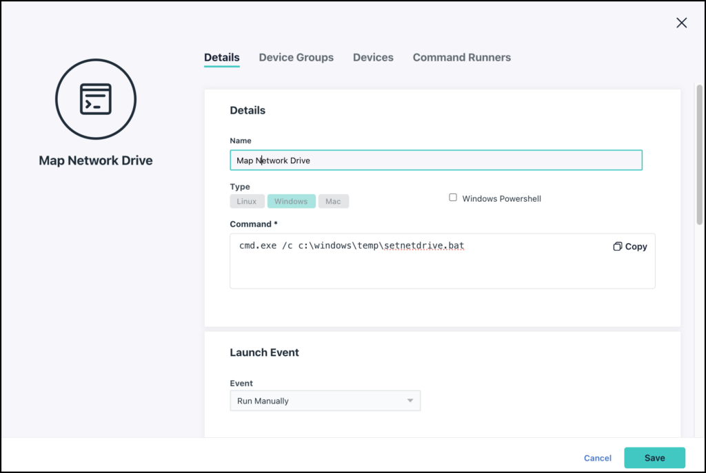 Map a Network Drive - JumpCloud