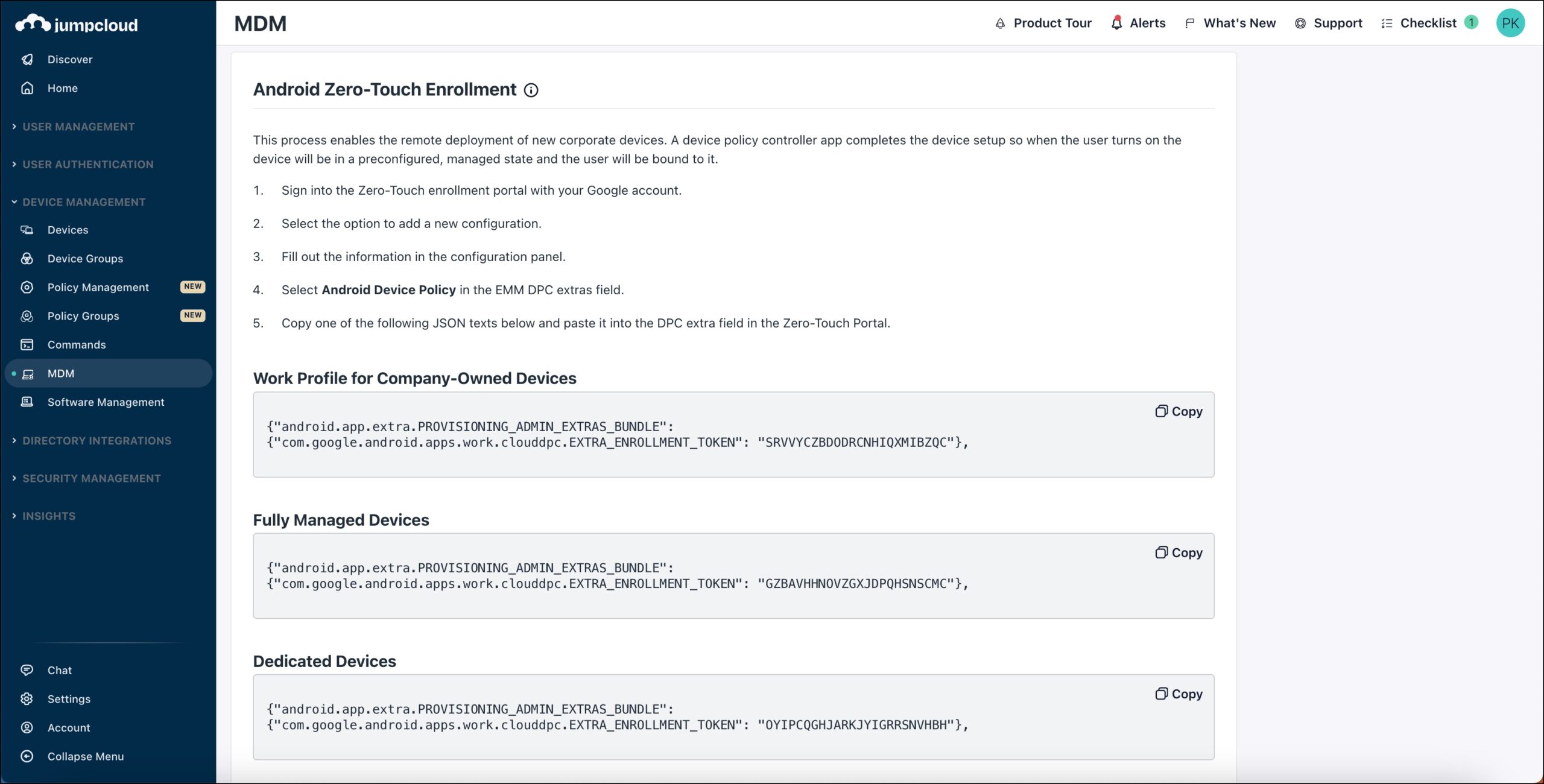 Configure Zero Touch Enrollment For Android