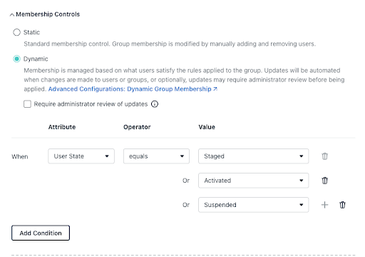 nested groups