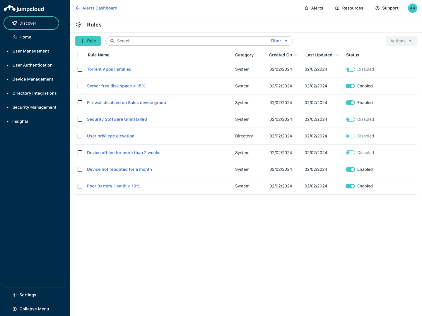 JumpCloud Announces Device Monitoring & Alerting