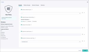 Create a Device Level Windows MS Edge Extension Policy - JumpCloud