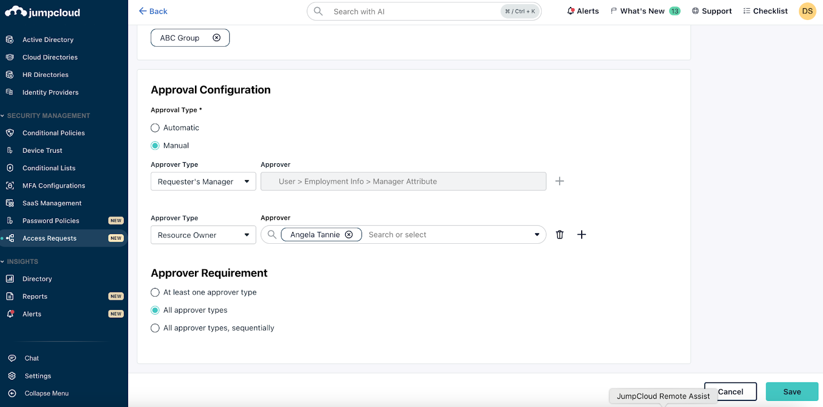 Deep Dive: Building the Perfect Access Request Approval Flow in JumpCloud