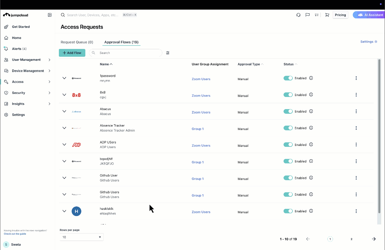 This includes a series of images showing how to configure an Approval Flow with Timed Access settings.