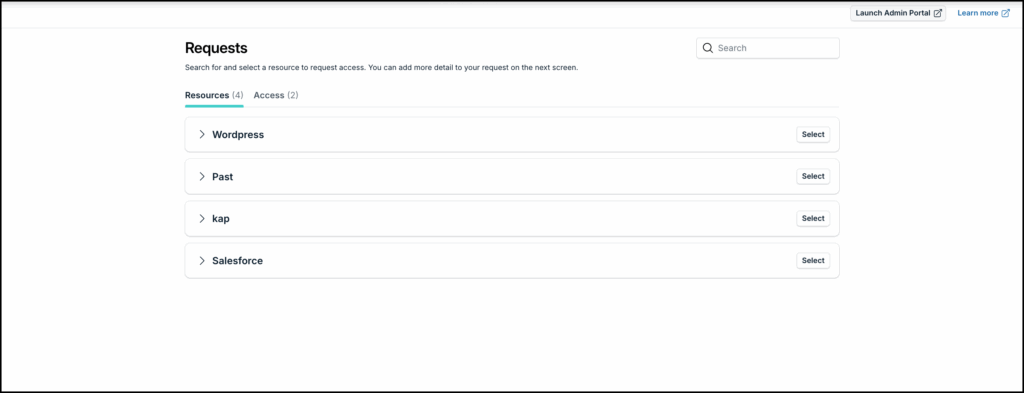 Users: Access Requests - JumpCloud