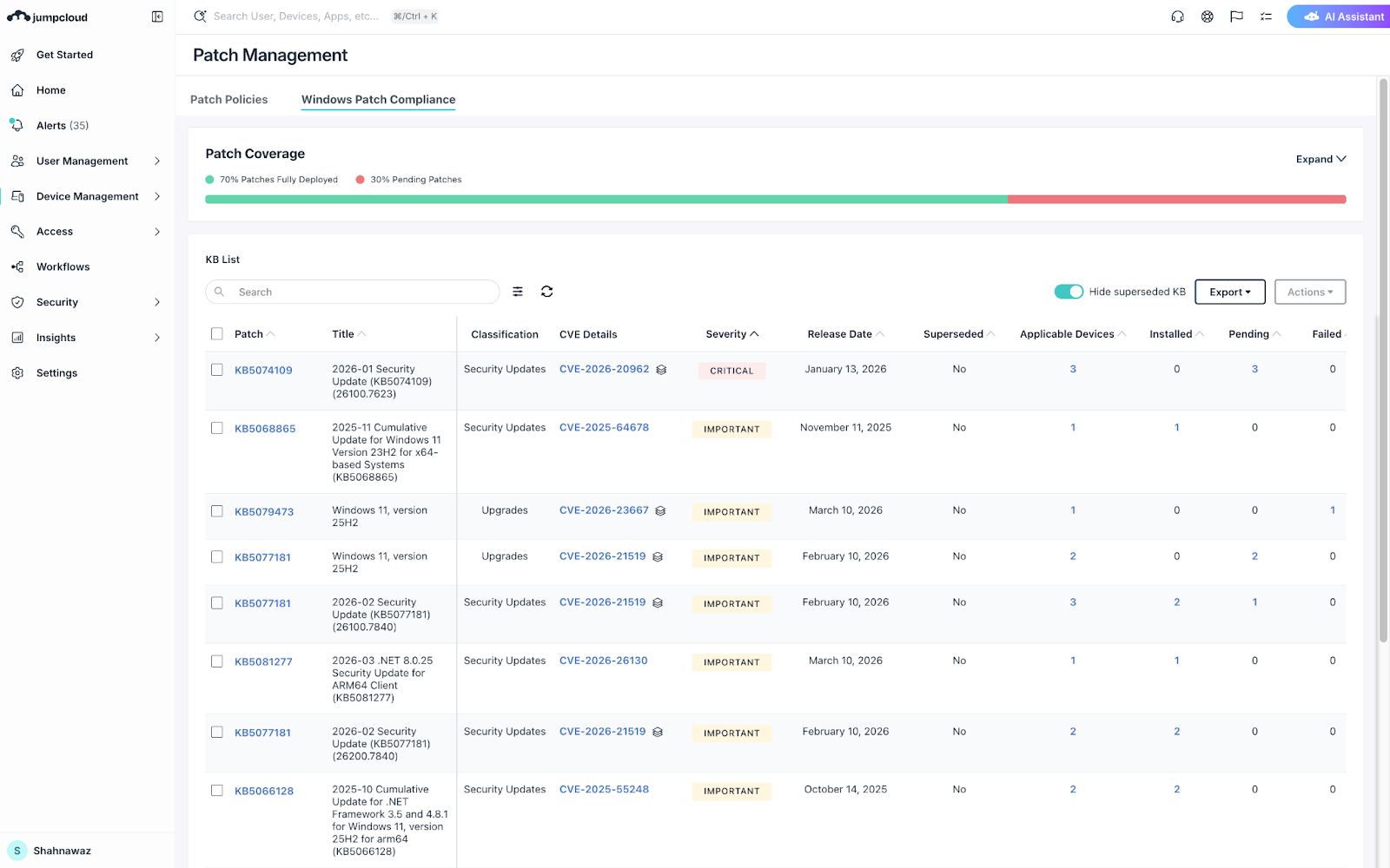 Streamline Your Security: Introducing Fleet-Wide Windows KB Patch Management