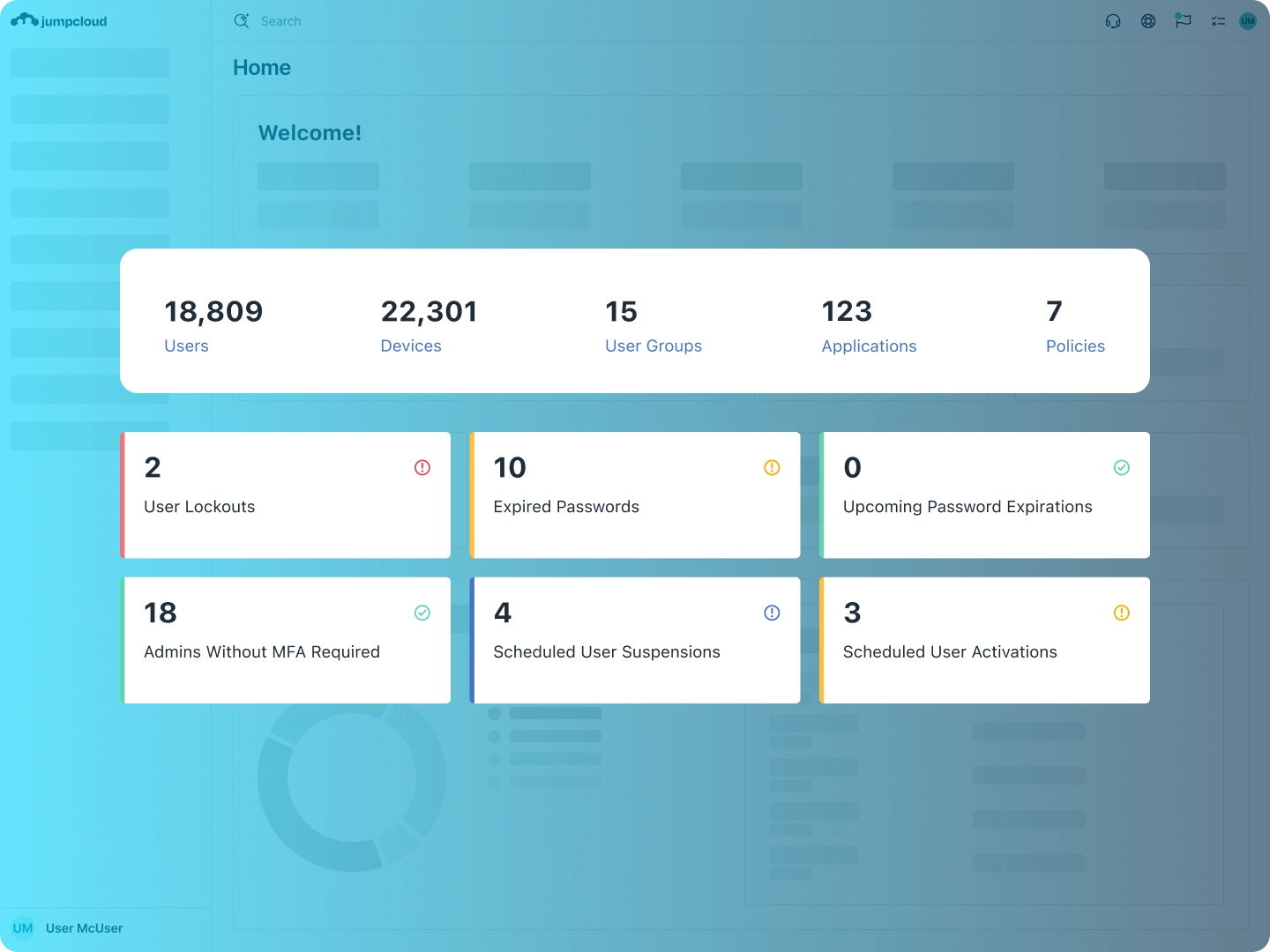 Product Screenshot - IT environment overview