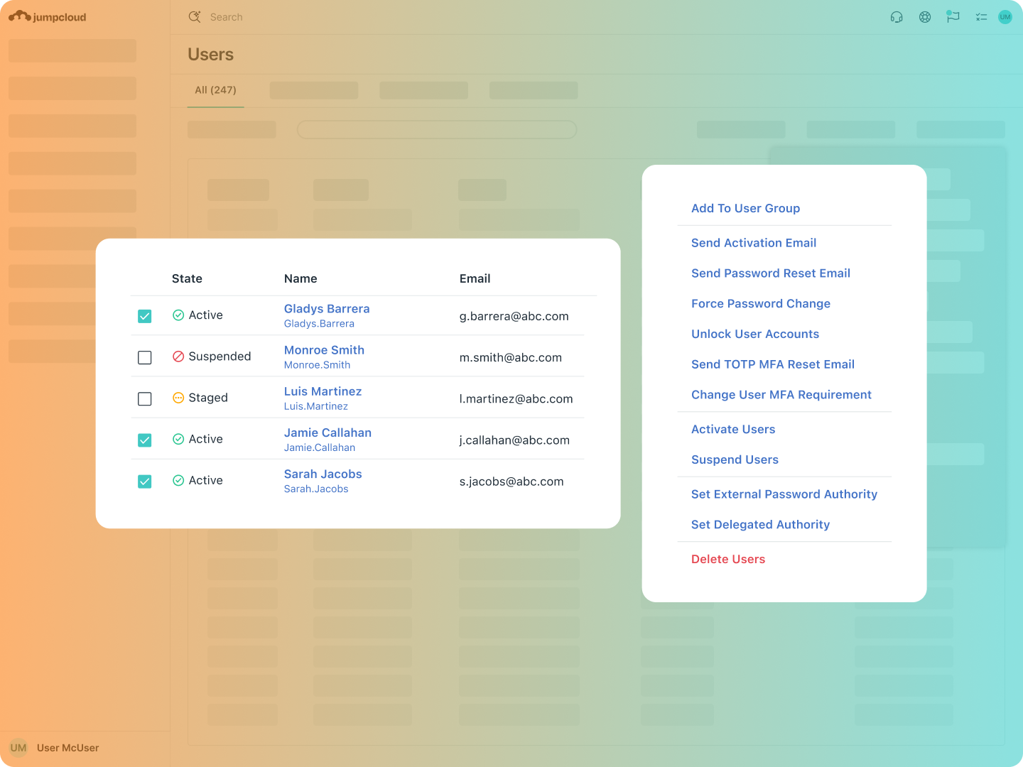 Product Screenshot - Bulk Actions
